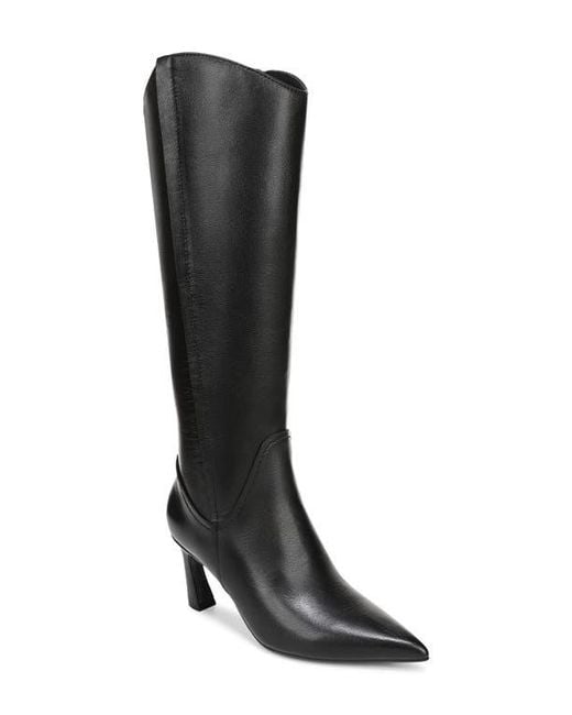 Naturalizer Black Emily Pointed Toe Knee High Boot
