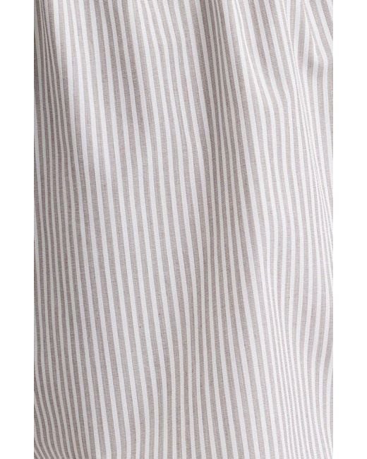 Bernardo Multicolor Stripe Drawstring Shorts