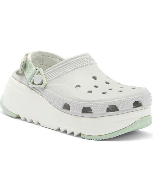 CROCSTM White Hiker Xscape Marbled Platform Slingback Clog