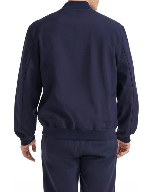 Champion Blue Softshell Varsity Bomber Jacket for men