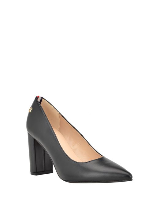 Tommy hilfiger pumps blockabsatz Clearance