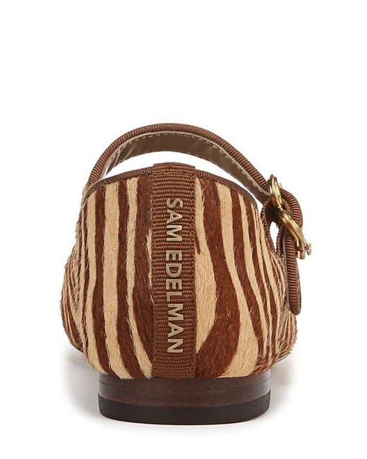 Sam Edelman Brown Michaela Mary Jane Flat