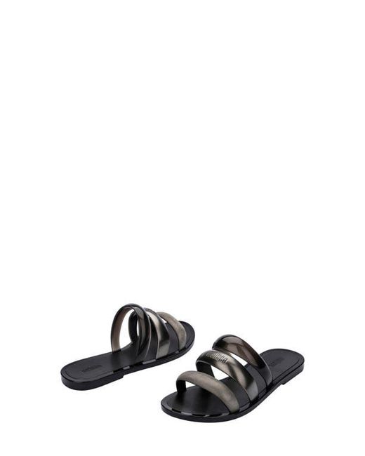 Melissa Black Eclipse Slide Sandal