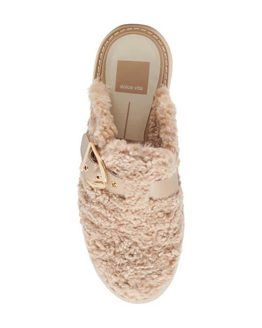 Dolce Vita Natural Lelani Faux Fur Mule