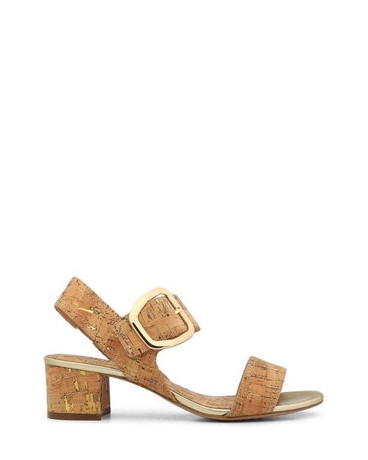 Donald J Pliner Natural Ankle Strap Sandal