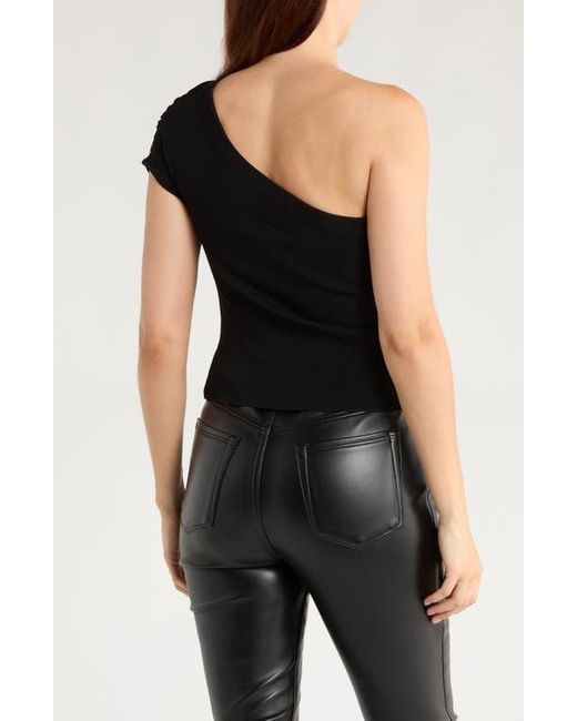 NSR Black One Shoulder Top