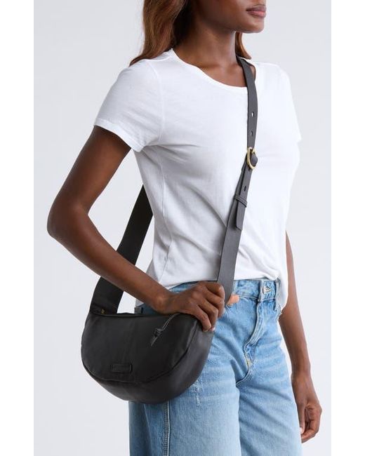 Lucky Brand Black Hady Leather Crossbody Bag