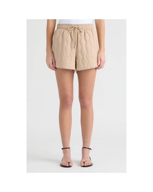 Hunter Natural Quilted Drawstring Shorts