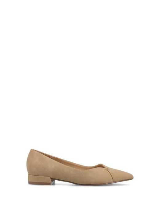 Journee Collection Brown Carmin Pointed Toe Flat