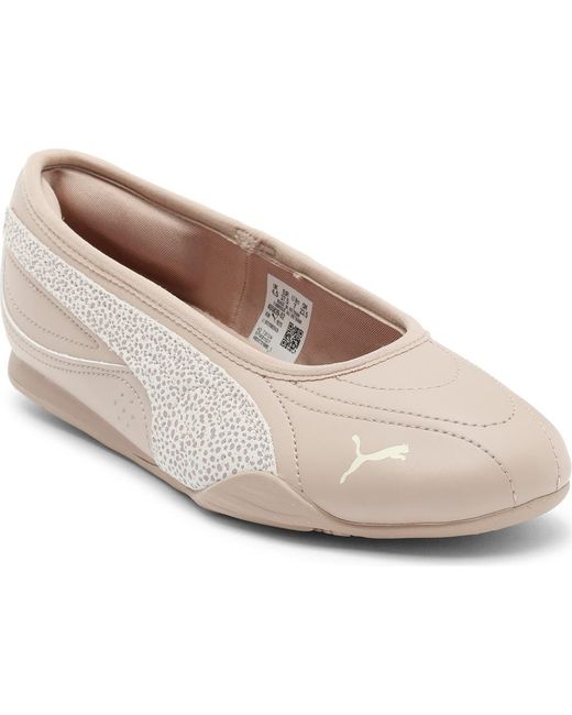 PUMA White Catch Soleil Ballerina Flat
