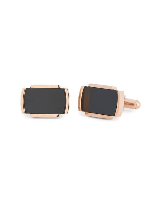 James Michael Black Detail Cuff Links for men