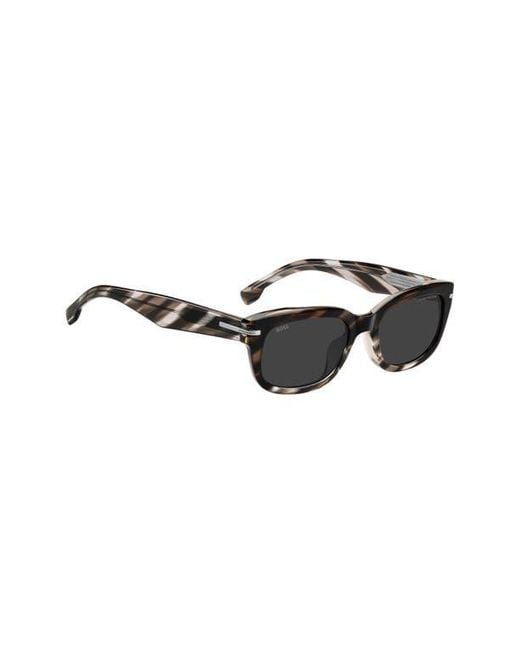 Boss Black 53Mm Rectangular Sunglasses for men