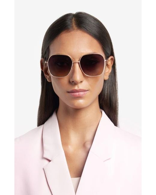 Boss Multicolor 58Mm Gradient Square Sunglasses
