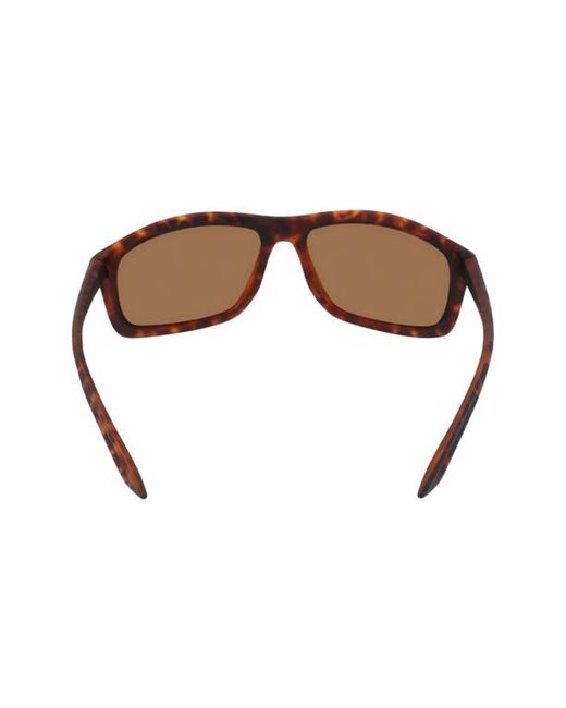 Nike Brown Adrenaline 66Mm Rectangular Sunglasses for men