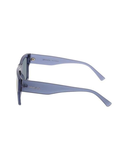 Dragon Blue 56Mm Square Sunglasses