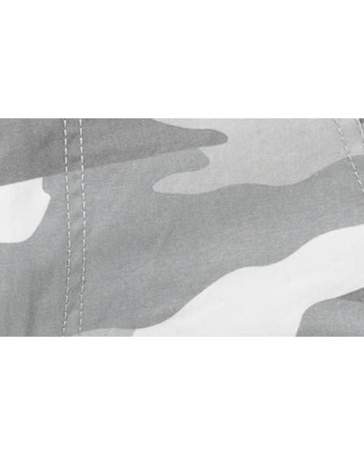 Xray Jeans Blue Belted Cotton Cargo Shorts for men