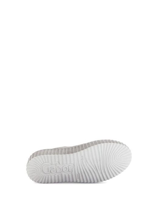 Gabor White 63.204 Platform Sneaker