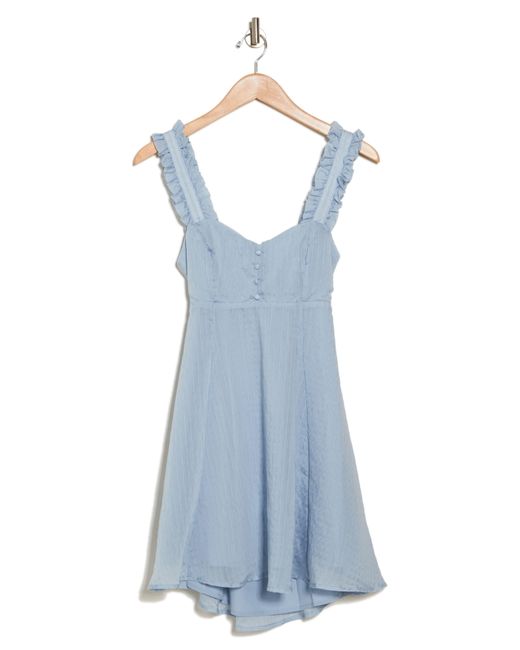Lulus Blue Effortlessly Darling Sweetheart Dress