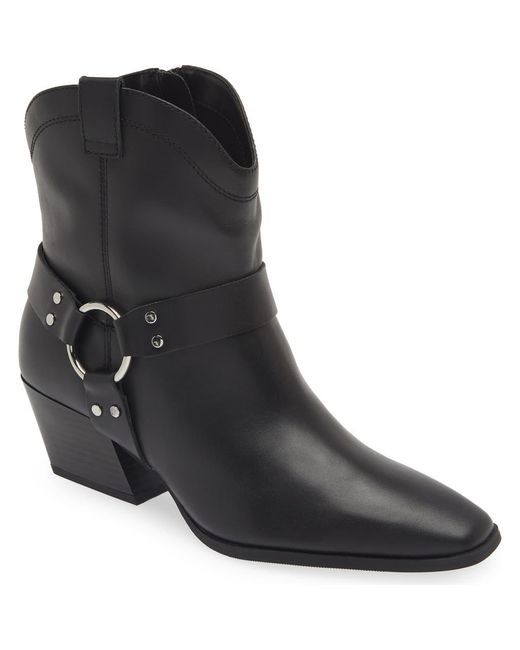 Open Edit Black Enzo Western Boot