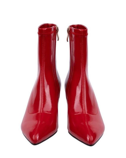 Ninety Union Red Greece Pointed Toe Bootie