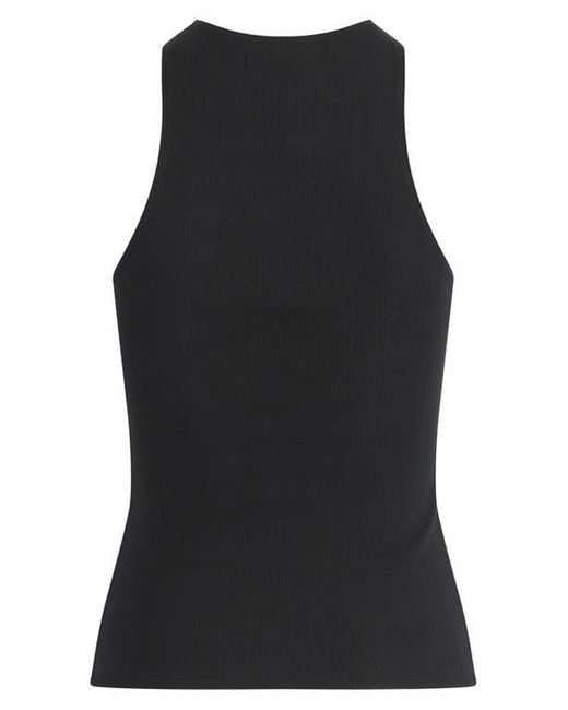 Hudson Black Racer Ribbed Tank