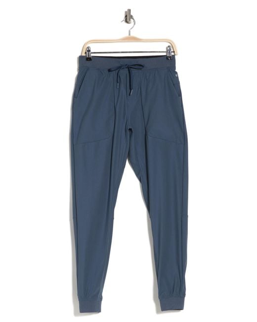 Kenneth Cole Blue Active Tech Woven Joggers for men