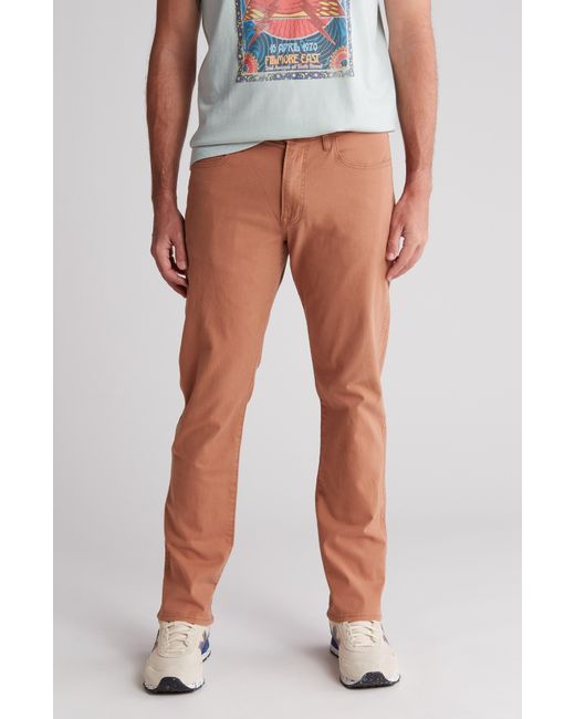 Lucky Brand Blue Cotton Stretch Canvas Pants for men