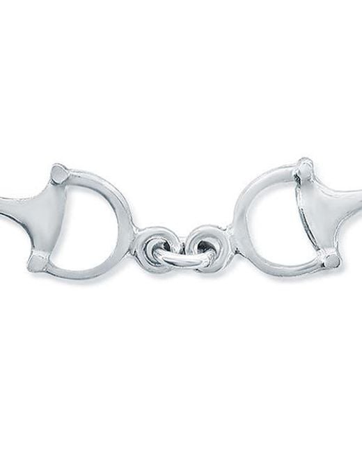 Simona White Link Chain Bracelet