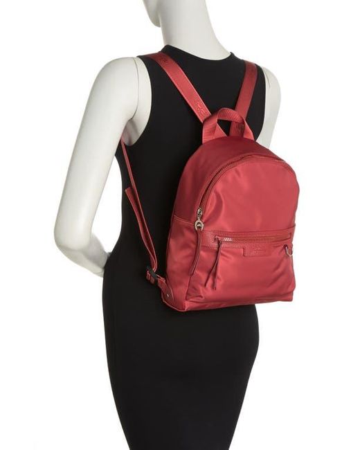 Longchamp Red Le Pliage Neo Small Backpack
