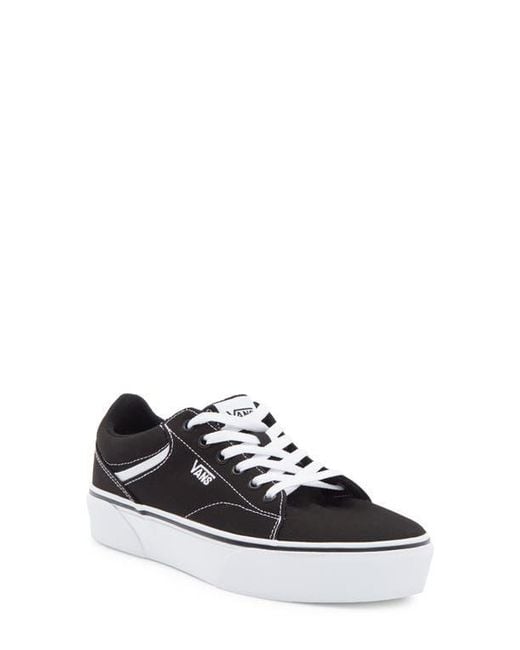 Vans White Seldan Platform Sneaker
