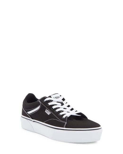 Vans White Seldan Platform Sneaker