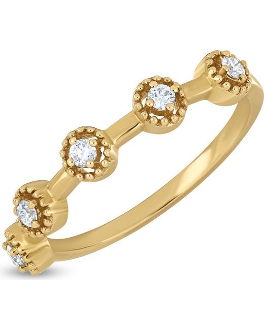 Bony Levy Metallic Monaco 18K Diamond Stackable Ring