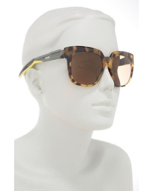 Balenciaga 55mm square sunglasses hotsell
