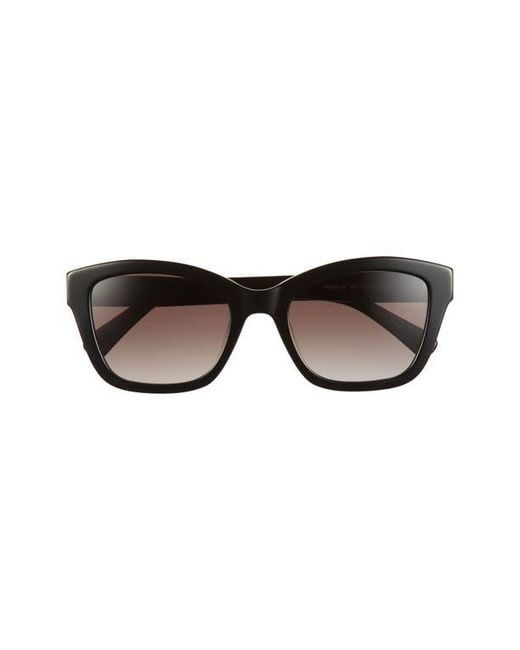 Longchamp Brown Heritage Gradient Square Sunglasses