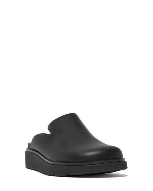 Fitflop Women's Black Platform Mule