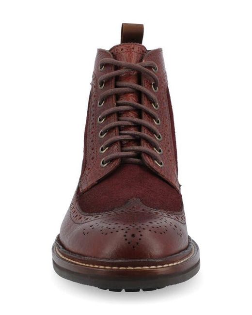 Taft Brown The Boston Longwing Boot for men
