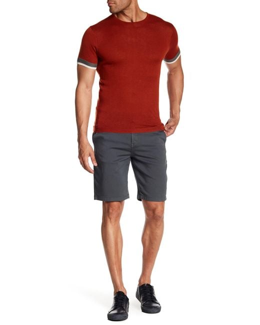 Ezekiel Bounce Mid Rise Stretch Shorts in Gray for Men Lyst