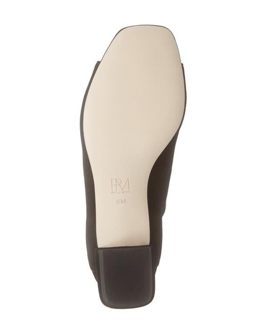Pelle Moda Black Vonn Open Toe Ankle Boot