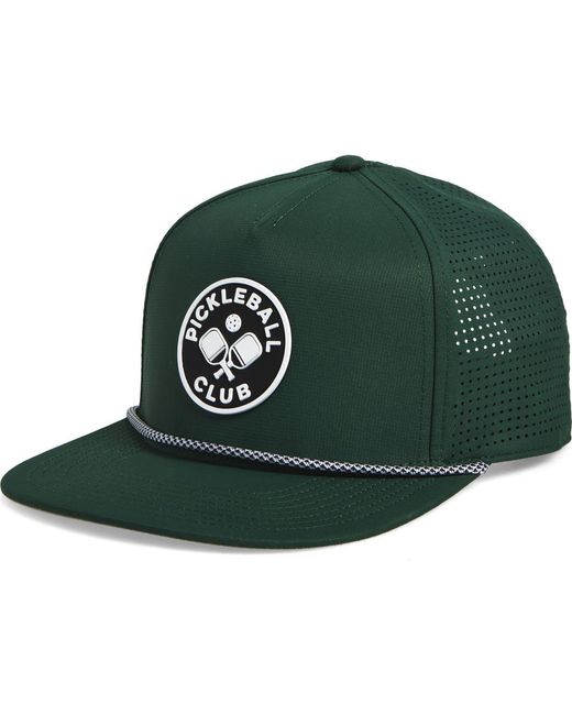 American Needle Green Pickle Ball Buxton Trucker Hat for men
