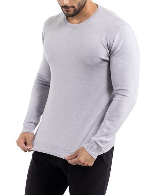Xray Jeans Gray Soft Knit Crewneck Sweater for men
