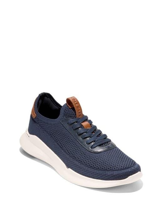 Cole Haan Blue Grand Crosscourt Daily Stitchlite Sneaker for men