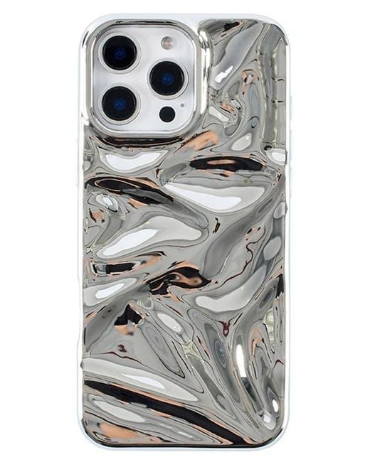 Auramma Gray Crinkle Iphone 16 Pro Max Case