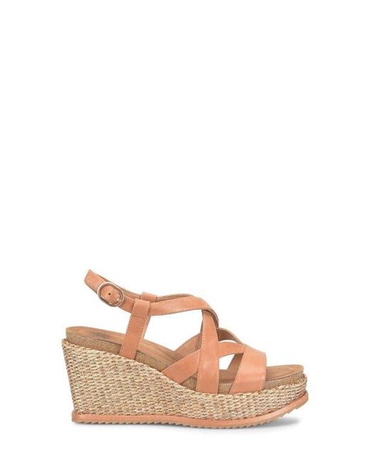 Söfft Pink Devyn Slingback Espadrille Platform Wedge Sandal