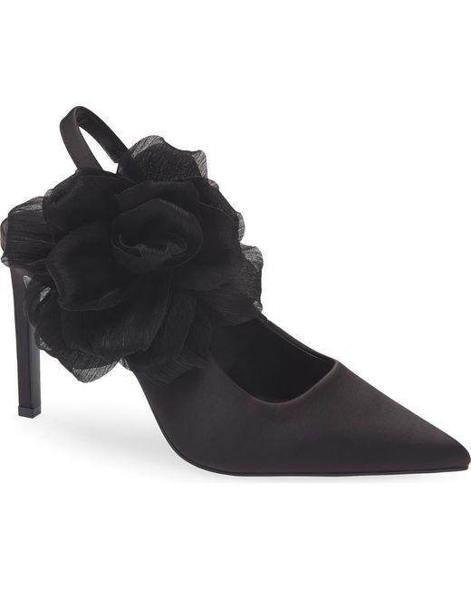Karl Lagerfeld Black Sariyah Slingback Pump