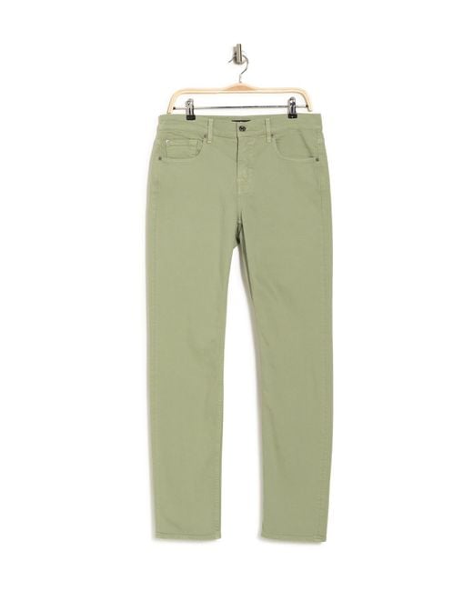 7 For All Mankind Green Slimmy Squiggle Slim Fit Jeans In Spring Grn At Nordstrom Rack for men