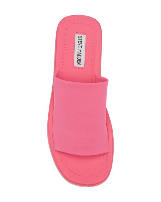 Steve Madden Pink Gimmee Platform Wedge Sandal