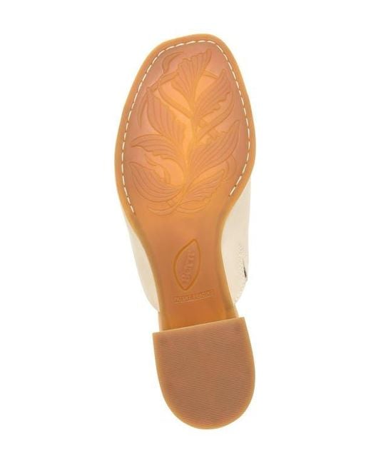 Børn Natural Skylar Block Heel Sandal