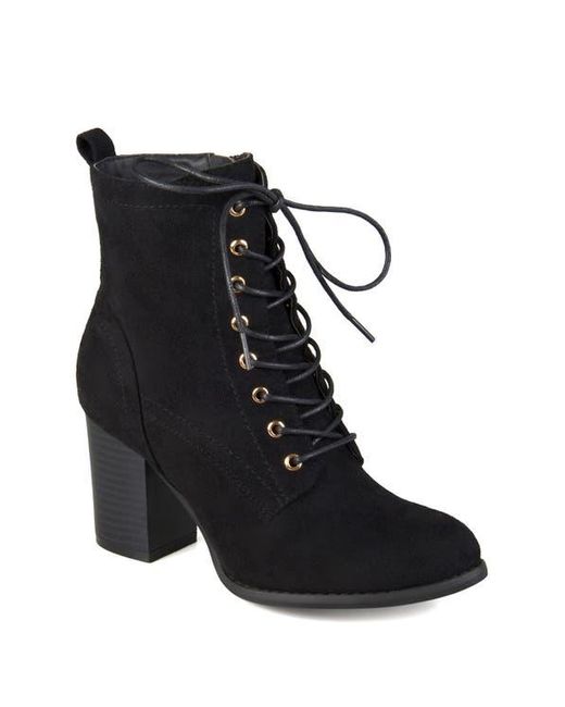 Journee Collection Black Baylor Bootie