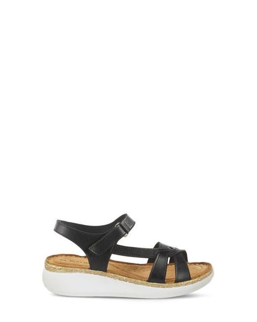 Flexus by Spring Step Blue Chambria Wedge Sandal