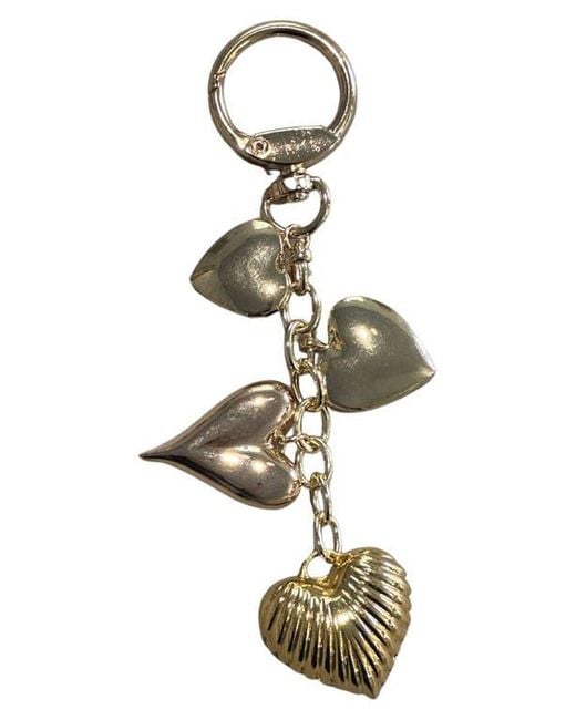 MacRae & Co Metallic Heart Bag Charm
